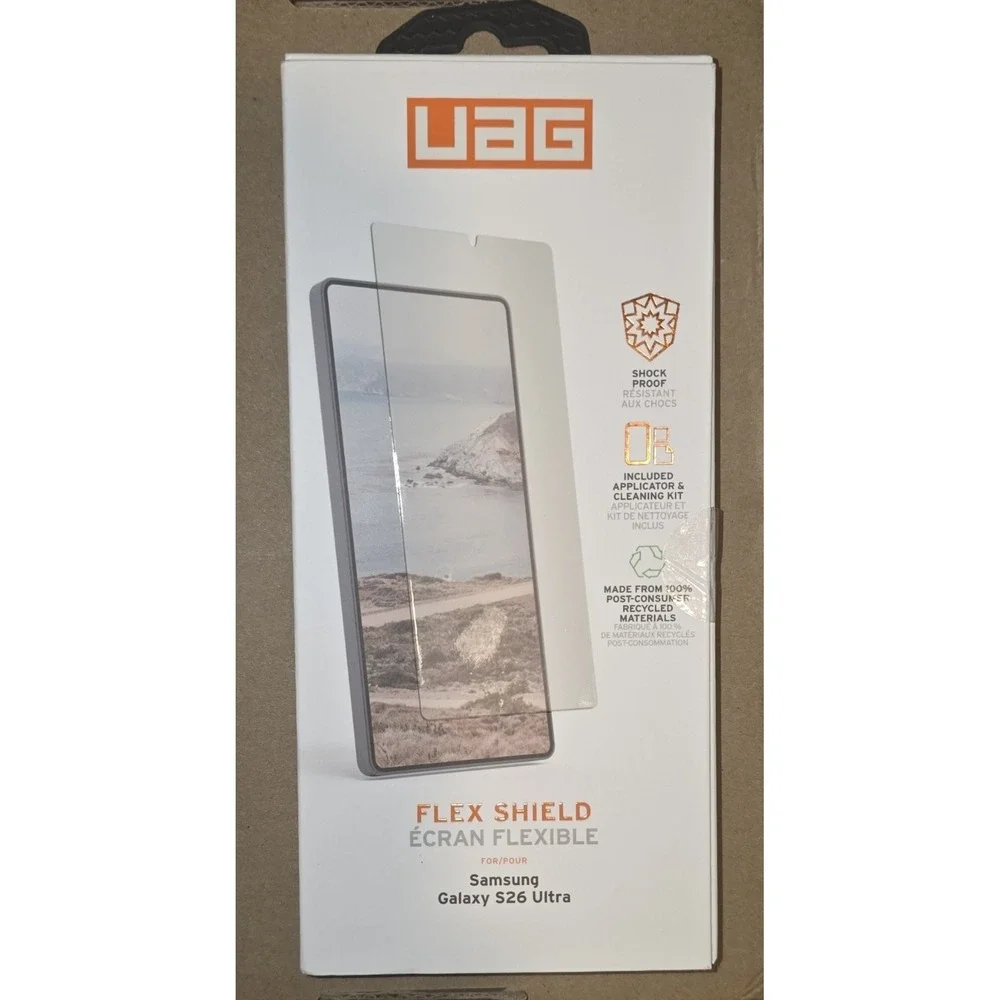 UAG Flex Shield Eco Screen Protector Samsung Galaxy S26 Ultra Clear Anti-Fingerp